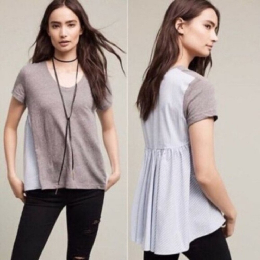 Anthropologie Deletta t shirt blouse